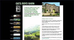 Desktop Screenshot of oatsroydbarn.co.uk